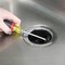 Danco Garbage Disposal Splash Guard, 338 in W, Plastic, Black 10428 - alternate 8